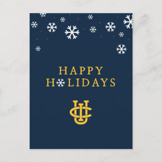 Cartão Postal De Festividades Logotipo da Universidade da Califórnia, Irvine