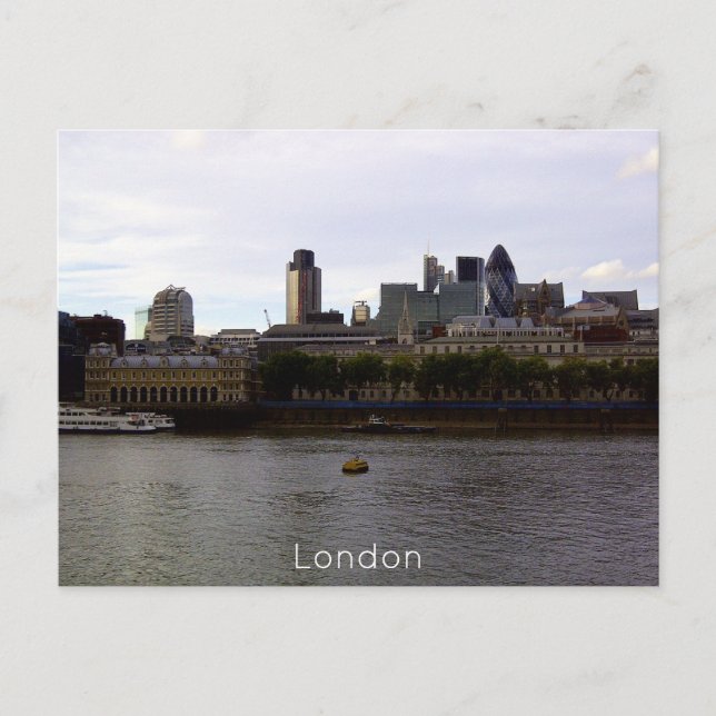 Cartão Postal De Festividades Londres (Frente)