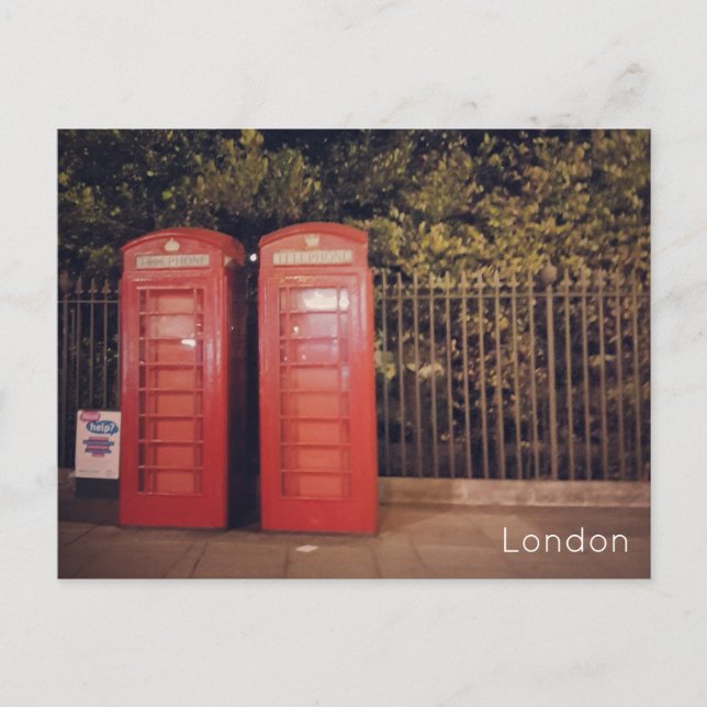 Cartão Postal De Festividades Londres (Frente)