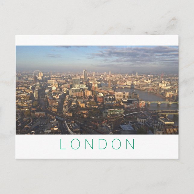 Cartão Postal De Festividades Londres (Frente)