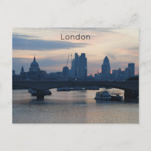 Cartão Postal De Festividades Londres - Rio Tames