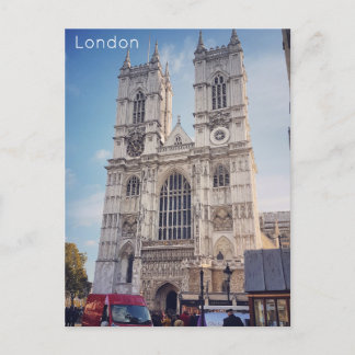 Cartão Postal De Festividades Londres - Westminster Abbey
