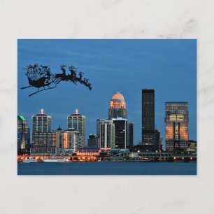 Cartão Postal De Festividades Louisville Christmas
