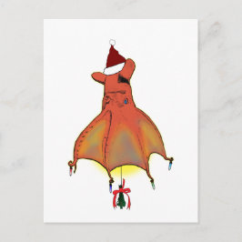 Cartão Postal De Festividades Lula de Vampiro do Inferno de Natal