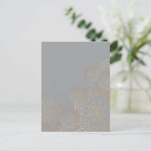 Cartão Postal De Festividades Luxo Mandala 49