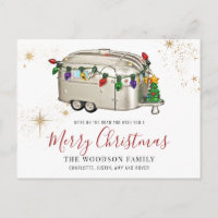 Luzes de Natal de Camper Prata Antigo