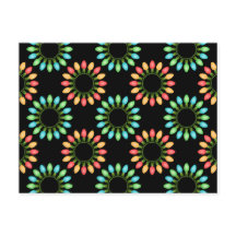 Luzes de Natal em Círculos Coloridos