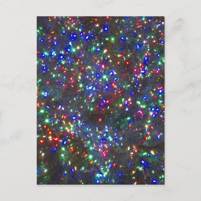 Cartão Postal De Festividades Luzes de Natal, Portland, Oregon (Frente)