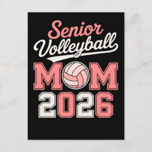 Cartão Postal De Festividades Mãe de Volei Senior Turma de 2026