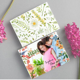 Cartão Postal De Festividades Mãe personalizada para ser dia de as mães de fotog