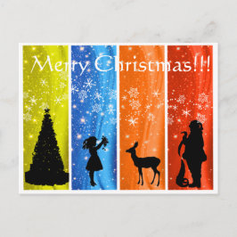 Cartão Postal De Festividades Magia de Natal