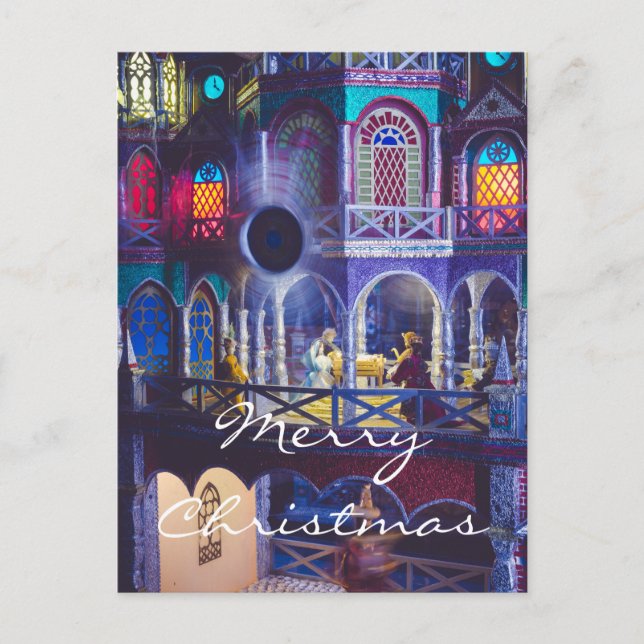 Cartão Postal De Festividades Magia de Natal (Frente)