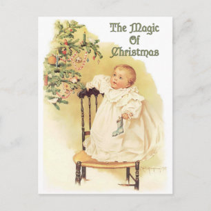 Cartão Postal De Festividades Magia do Natal