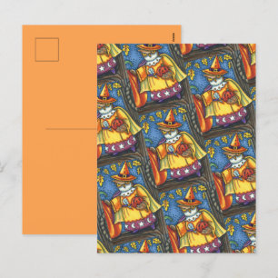 CARTÃO POSTAL DE FESTIVIDADES MÁGICAS E HORAS MÁGICAS, ASSISTENTE DE OWL