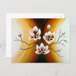 Cartão Postal De Festividades Magnolien, Acryl -