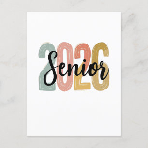 Cartão Postal De Festividades Mais velho 2026 Graduação 2026 Oferta do Formando