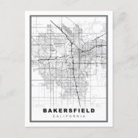 Mapa de Bakersfield