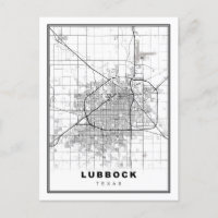 Mapa de Lubbock