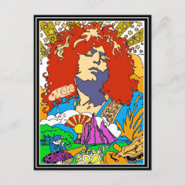 Cartão Postal De Festividades Marc Bolan Pop Art