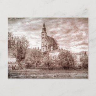 Cartão Postal De Festividades Maria Himmelfahrt Catthedral Vintage