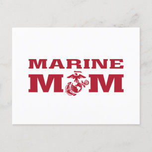Cartão Postal De Festividades Marines Mom