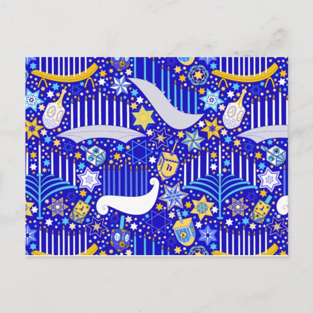 Cartão Postal De Festividades Maximal Hanukkah (Frente)