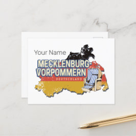 Cartão Postal De Festividades Mecklenburg-Western Pomerania VinSD Alemanha