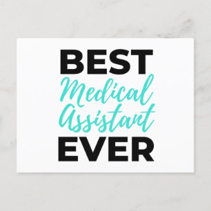 Cartão Postal De Festividades Melhor Assistente Médico Ever 2