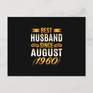 Cartão Postal De Festividades Melhor Marido Desde agosto de 1960 - Engraçado 60