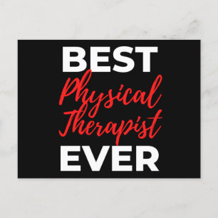 Cartão Postal De Festividades Melhor Terapia Física Nunca