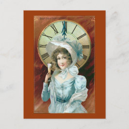 Cartão Postal De Festividades "Melhores Desejos de Ano Novo"