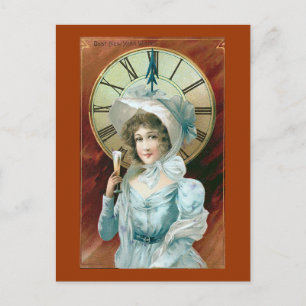 Cartão Postal De Festividades "Melhores Desejos de Ano Novo"