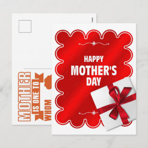 Cartão Postal De Festividades Melhores Presentes do Dia das Mães 2026   EUA, Can