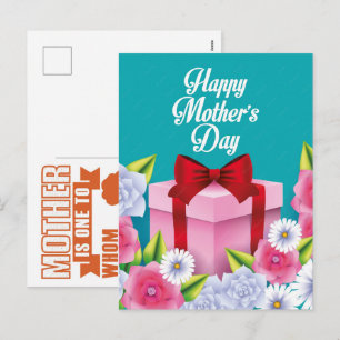 Cartão Postal De Festividades Melhores Presentes do Dia das Mães 2026 EUA, Can