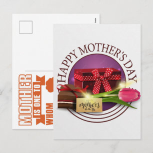 Cartão Postal De Festividades Melhores Presentes do Dia das Mães 2026 EUA, Can