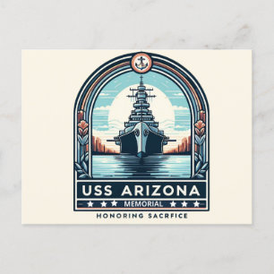 Cartão Postal De Festividades Memorial da Arizona dos EUA: Uma Homenagem ao Sacr
