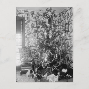 Cartão Postal De Festividades Memórias de natais vintages