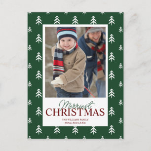 Cartão Postal De Festividades MERRY CHRISTMAS   Adicione sua foto