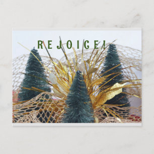 CARTÃO POSTAL DE FESTIVIDADES MERRY CHRISTMAS UMA CRIANÇA É ÁRVORES NASCER