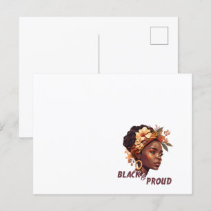 Cartão Postal De Festividades Mês da História Negra