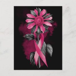 Cartão Postal De Festividades Mês de consciência do câncer de mama sobrevivente 