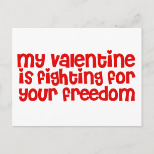 Cartão Postal De Festividades Meu Namorados está lutando pela sua liberdade
