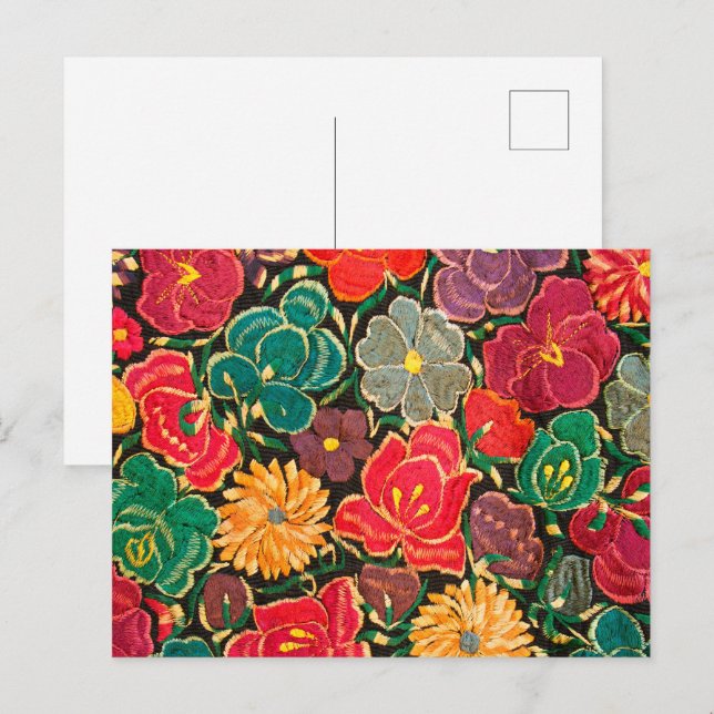 Cartão Postal De Festividades Mexican design (Frente/Verso)
