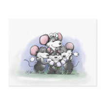 Mic, Mac e a ilustração feliz do Dia de as mães de