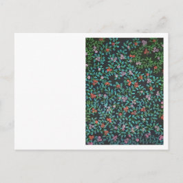 Cartão Postal De Festividades Midnight Botanical Garden