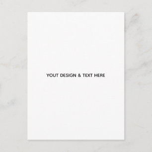 Cartão Postal De Festividades Minimalista Branco Elegante para Qualquer Ocasiao
