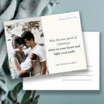 Mínimo 1 Foto: Preto e Espírito de Natal Branco