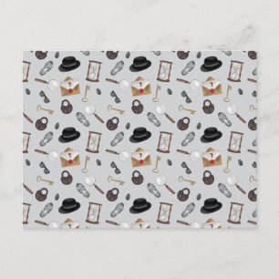 Cartão Postal De Festividades Mistério Crianças Secretas Agente Espião Tema do D