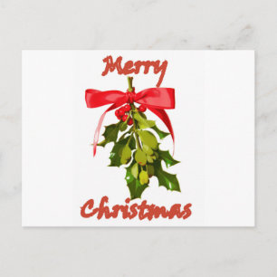 Cartão Postal De Festividades Mistura Feliz de Natal