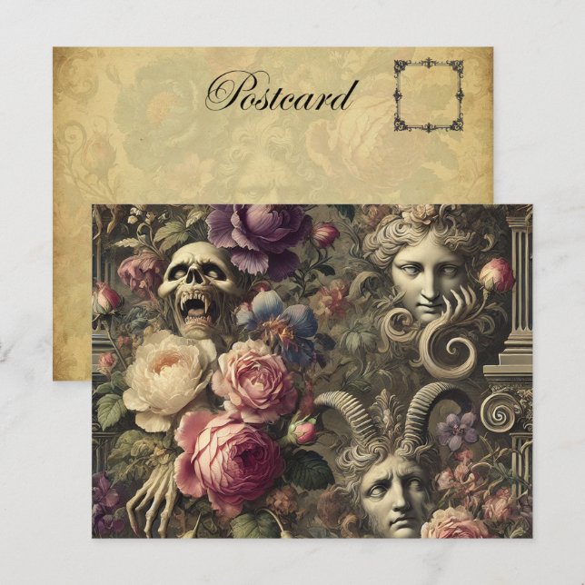 Cartão Postal De Festividades Mitos Manifestantes - Vitoriano Gótico (Frente/Verso)